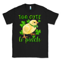 Black Too Cute To Pinch Chick Classic Tee - RanaPortraitStore