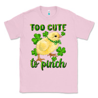 Bubblegum Pink Too Cute To Pinch Chick Classic Tee - RanaPortraitStore