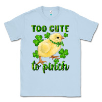 Dusty Blue Too Cute To Pinch Chick Classic Tee - RanaPortraitStore