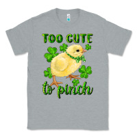 Heather Grey Too Cute To Pinch Chick Classic Tee - RanaPortraitStore