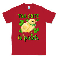 Red Too Cute To Pinch Chick Classic Tee - RanaPortraitStore