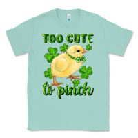 Seafoam Too Cute To Pinch Chick Classic Tee - RanaPortraitStore