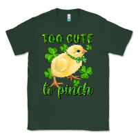 Sports Green Too Cute To Pinch Chick Classic Tee - RanaPortraitStore