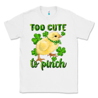 White Too Cute To Pinch Chick Classic Tee - RanaPortraitStore