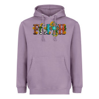 Lavender faith with cross and sunflower Heavyweight Hoodie - HRA Design Shop
