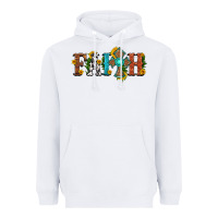 White faith with cross and sunflower Heavyweight Hoodie - HRA Design Shop