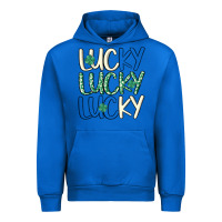 Cobalt lucky Urban Hoodie - MaliasSmallBusiness