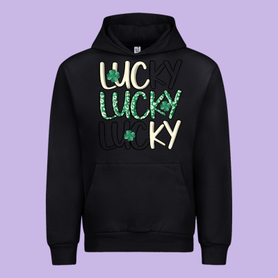 Lucky Urban Hoodie Designed By Maliassmallbusiness
