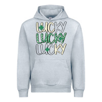 Heather Grey lucky Urban Hoodie - MaliasSmallBusiness