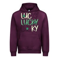 Mauve Wine lucky Urban Hoodie - MaliasSmallBusiness