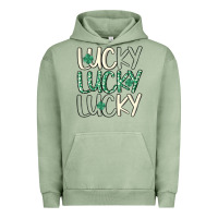 Pigment Oil Green lucky Urban Hoodie - MaliasSmallBusiness