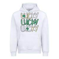 White lucky Urban Hoodie - MaliasSmallBusiness