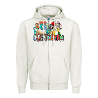 Oatmeal Heather school custodian Zipper Hoodie - Zillion Design Studio