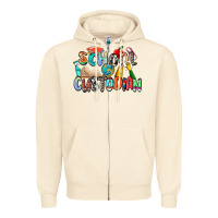Sandshell school custodian Zipper Hoodie - Zillion Design Studio