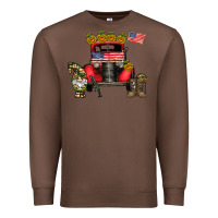 Chestnut america soldier truck Premium Sweatshirt - CowhideDigitalArt