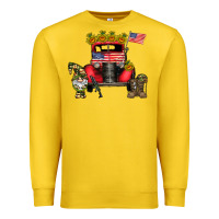 Lemon america soldier truck Premium Sweatshirt - CowhideDigitalArt