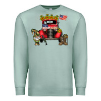 America Soldier Truck Premium Sweatshirt | Teevron