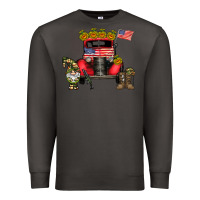 Smoke america soldier truck Premium Sweatshirt - CowhideDigitalArt