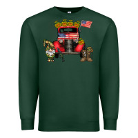 Sports Green america soldier truck Premium Sweatshirt - CowhideDigitalArt