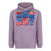 Lavender All American boy Heavyweight Hoodie - Neo Western
