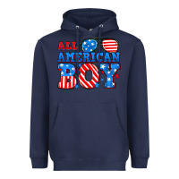 Navy All American boy Heavyweight Hoodie - Neo Western
