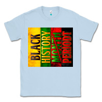 Dusty Blue black history month periodt Classic Tee - Zillion Design Studio
