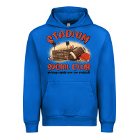 Cobalt stadium social club football Urban Hoodie - MaliasSmallBusiness