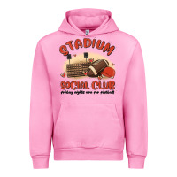 Fuchsia Pink stadium social club football Urban Hoodie - MaliasSmallBusiness