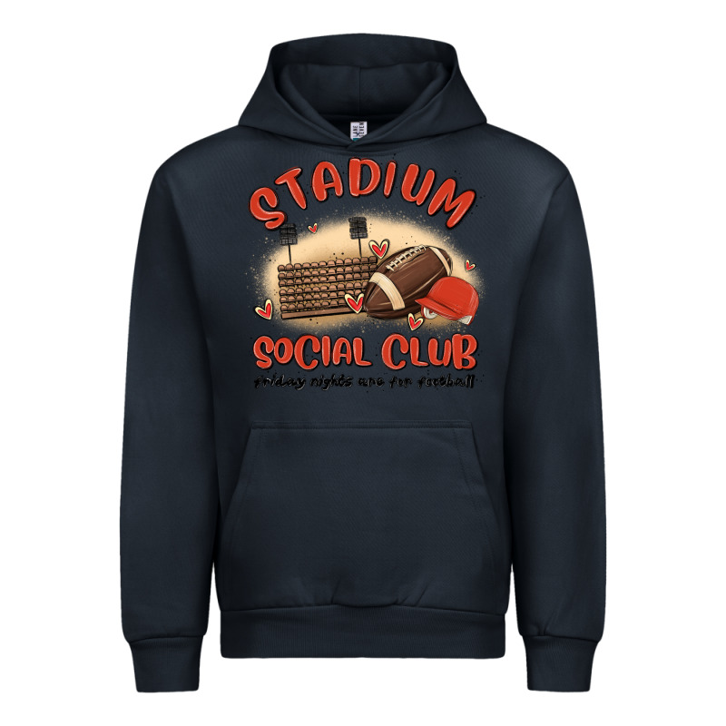 Stadium Social Club Football Urban Hoodie by MaliasSmallBusiness | Teevron