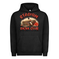 Pigment Black stadium social club football Urban Hoodie - MaliasSmallBusiness