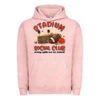 Pigment Salmon stadium social club football Urban Hoodie - MaliasSmallBusiness
