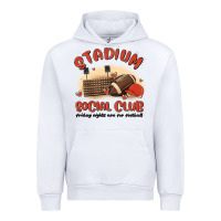 White stadium social club football Urban Hoodie - MaliasSmallBusiness