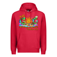 Cardinal with god all things are possible summer Premium Hoodie - AdoDesignShop