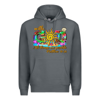 Rock with god all things are possible summer Premium Hoodie - AdoDesignShop