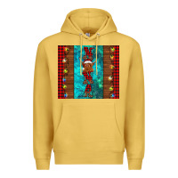 Antique Gold nana highland cow Christmas Premium Hoodie - BarkalooDesign
