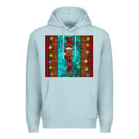 Blue Mist nana highland cow Christmas Premium Hoodie - BarkalooDesign
