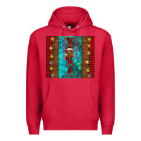 Cardinal nana highland cow Christmas Premium Hoodie - BarkalooDesign