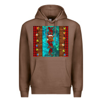 Chestnut nana highland cow Christmas Premium Hoodie - BarkalooDesign