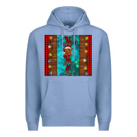 Colony Blue nana highland cow Christmas Premium Hoodie - BarkalooDesign