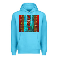 Ocean Blue nana highland cow Christmas Premium Hoodie - BarkalooDesign