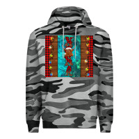 Slate Camo nana highland cow Christmas Premium Hoodie - BarkalooDesign