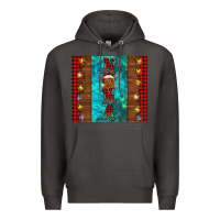 Smoke nana highland cow Christmas Premium Hoodie - BarkalooDesign