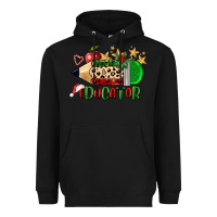 Black christmas educator pencil Heavyweight Hoodie - FaDigitalArtStudio