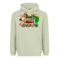 Matcha christmas educator pencil Heavyweight Hoodie - FaDigitalArtStudio