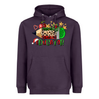 Plum christmas educator pencil Heavyweight Hoodie - FaDigitalArtStudio
