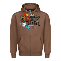 Chestnut math teacher Zipper Hoodie - Zillion Design Studio