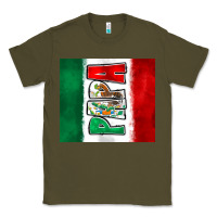Army Green mexico papa Classic Tee - Zillion Design Studio