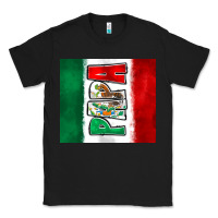 Black mexico papa Classic Tee - Zillion Design Studio