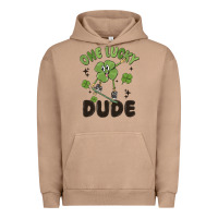 Pigment Burro one lucky dude Urban Hoodie - MaliasSmallBusiness