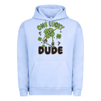 Pigment Grape Ice one lucky dude Urban Hoodie - MaliasSmallBusiness